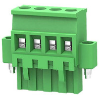 2EDGKAM-5.08-04P-14-1000 TERM.BLK.5.08MM 4P FEMALE 180C GREEN SCREW MOUNT - 1