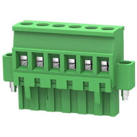 2EDGKAM-5.08-06P-14-00SH TERM.BLK.5.08MM 6P 180C FEMALE GREEN - 1
