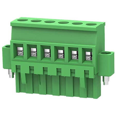 2EDGKAM-5.08-06P-14-00SH TERM.BLK.5.08MM 6P 180C FEMALE GREEN - 1