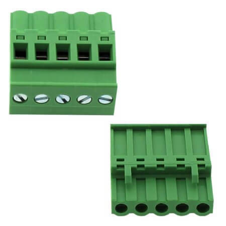 2EDGKB-5.08-05P-14-00AH TERM.BLK.5.08MM 5P 180C FEMALE GREEN - 1
