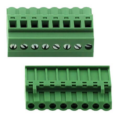 2EDGKB-5.08-08P-14-00AH TERM.BLK.5.08MM 8P 180C FEMALE GREEN - 1