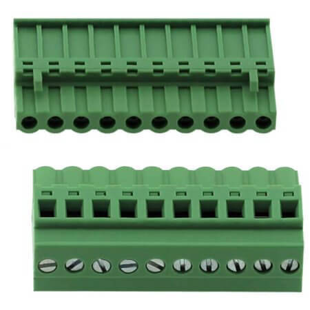 2EDGKB-5.08-11P-14-00AH TERM.BLK.5.08MM 11P 180C FEMALE GREEN - 1