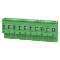 2EDGKB-7.62-03P-14-00AH TERM.BLK.7.62mm 3P 180C FEMALE GREEN - 1