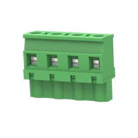 2EDGKB-7.62-04P-14-00SH TERM.BLK.7.62MM 4P 180C FEMALE GREEN - 1