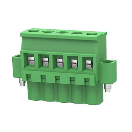2EDGKBM-5.08-05P-14-1000 TERM.BLK.5.08MM 5P FEMALE 180C GREEN SCREW MOUNT - 1