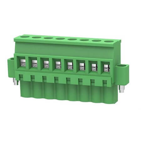 2EDGKBM-5.08-08P-14-1000 TERM.BLK.5.08MM 8P FEMALE 180C GREEN SCREW MOUNT - 1