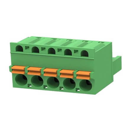 2EDGKD-5.08-05P-14-00AH TERM.BLK.5.08MM 5P FEMALE GREEN PUSH - 1