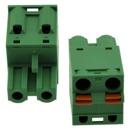 2EDGKD-7.62-02P-14-00AH TERM.BLK.7.62MM 2P FEMALE GREEN PUSH - 1