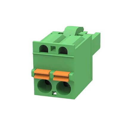 2EDGKDF-5.08-02P-14-00SH TERM.BLK.5.08MM 2P FEMALE GREEN GAOSONG - 1