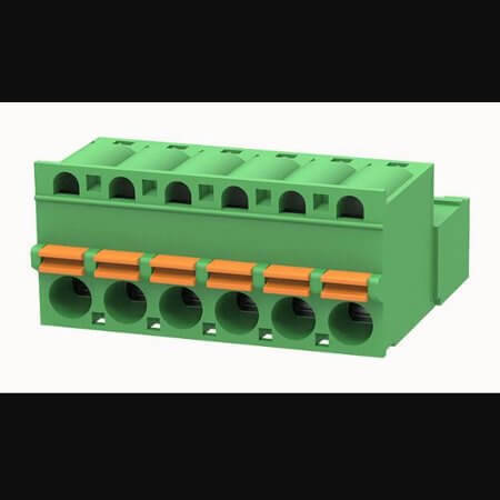 2EDGKDR-5.08-06P-14-00AH TERM.BLK.5.08MM 6P MALE GREEN - 1