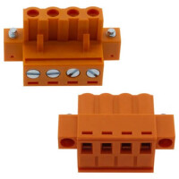 2EDGKM-5.08-04P-15-00AH TERM.BLK.5.08MM 4P FEMALE ORANGE - 1