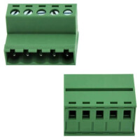 2EDGKR-5.08-05P-14-00AH TERM.BLK.5.08MM 5P MALE GREEN - 1