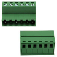 2EDGKR-5.08-06P-14-00AH TERM.BLK.5.08MM 6P MALE GREEN - 1