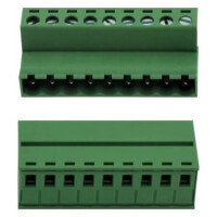 2EDGKR-5.08-09P-14-00SH TERM.BLK.5.08MM 9P MALE GREEN GAOSONG - 1