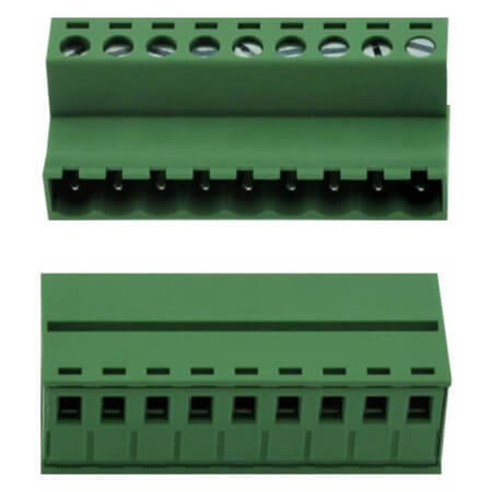 2EDGKR-5.08-09P-14-00SH TERM.BLK.5.08MM 9P MALE GREEN GAOSONG - 1