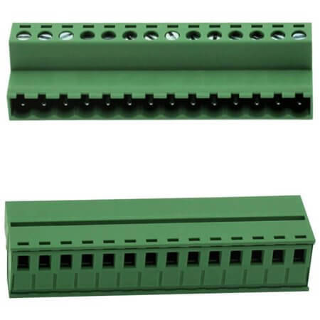 2EDGKR-5.08-14P-14-00SH TERM.BLK.5.08MM 14P MALE GREEN GAOSONG - 1