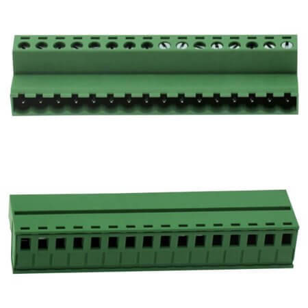 2EDGKR-5.08-16P-14-00SH TERM.BLK.5.08MM 16P MALE GREEN GAOSONG - 1