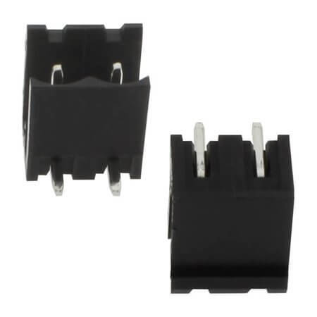 2EDGR-5.08-02P-13-100AH TERM.BLK.5.08MM 2P 90C MALE BLACK LONG PIN - 1