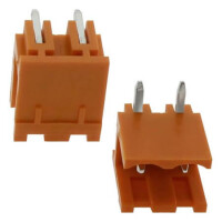 2EDGR-5.08-02P-15-00SH TERM.BLK.5.08MM 2P 90C MALE ORANGE OPEN GAOSONG - 1