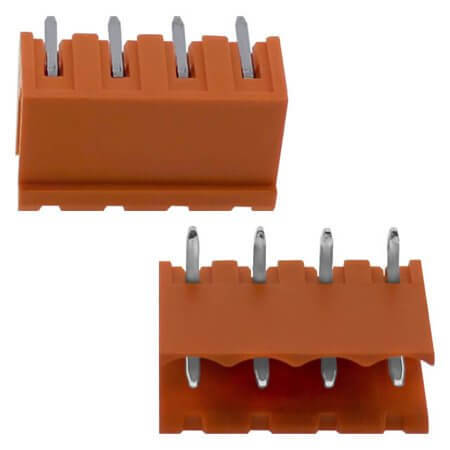 2EDGR-5.08-04P-15-107AH TERM.BLK.5.08MM 4P 90C MALE ORANGE - 1