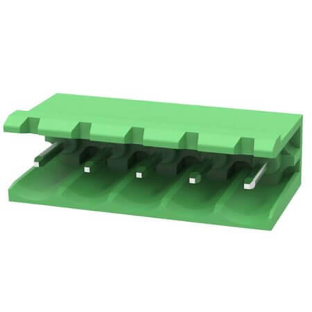 2EDGR-5.08-05P-14-00AH TERM.BLK.5.08MM 5P 90C MALE GREEN OPEN - 1
