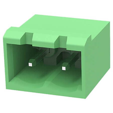 2EDGRC-5.0-02P-14-00AH TERM.BLK.5.00MM 2P 90C MALE GREEN CLOSED - 1
