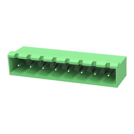 2EDGRC-5.0-08P-14-00AH TERM.BLK.5.00MM 8P 90C MALE GREEN CLOSED - 1