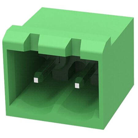 2EDGRC-5.08-02P-14-192AH TERM.BLK.5.08MM 2P 90C MALE GREEN CLOSED - 1