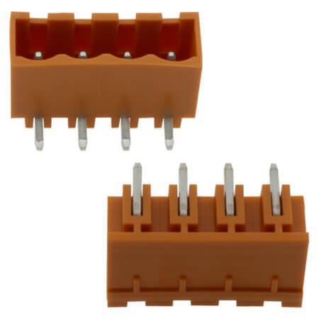 2EDGRC-5.08-04P-15-00AH TERM.BLK.5.08MM 4P 90C MALE ORANGE CLOSED - 1