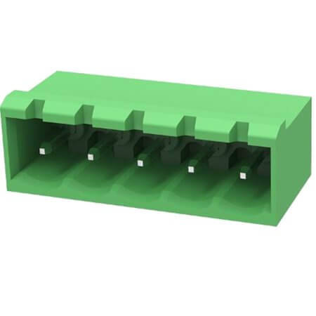 2EDGRC-5.08-05P-14-00SH TERM.BLK.5.08MM 5P 90C MALE GREEN CLOSED - 1