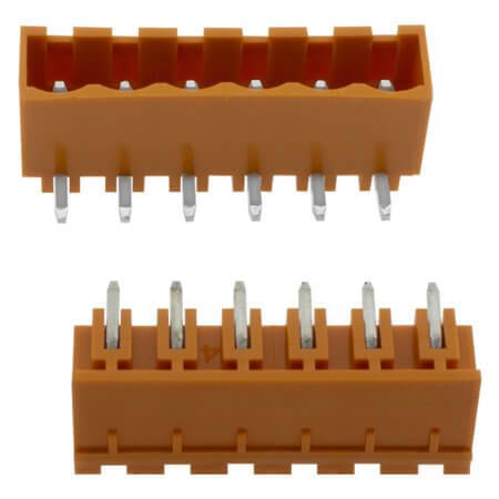 2EDGRC-5.08-06P-15-00AH TERM.BLK.5.08MM 6P 90C MALE ORANGE CLOSED - 1
