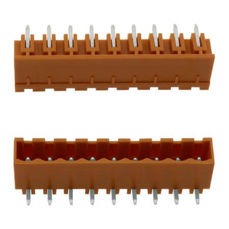 2EDGRC-5.08-09P-15-00AH TERM.BLK.5.08MM 9P 90C MALE ORANGE CLOSED - 1