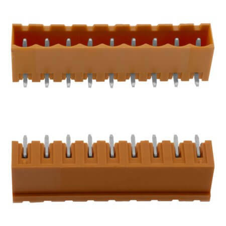 2EDGRC-5.08-09P-15-190AH TERM.BLK.5.08MM 9P 90C MALE ORANGE CLOSED - 1
