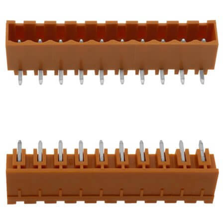 2EDGRC-5.08-10P-15-00SH TERM.BLK.5.08MM 10P 90C MALE ORANGE CLOSED GAOSON - 1
