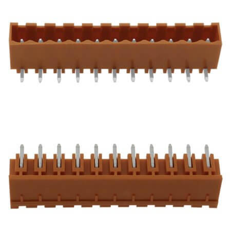 2EDGRC-5.08-11P-15-00SH TERM.BLK.5.08MM 11P 90C MALE ORANGE CLOSED GAOSONG - 1