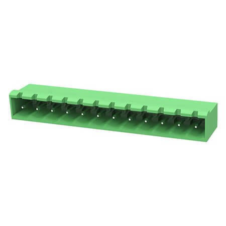 2EDGRC-5.08-12P-14-190AH TERM.BLK.5.08MM 12P 90C MALE GREEN CLOSED LONG PIN - 1