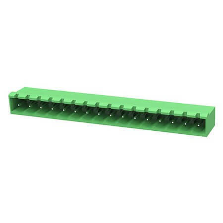 2EDGRC-5.08-16P-14-190AH TERM.BLK.5.08MM 16P 90C MALE GREEN CLOSED LONG PIN - 1