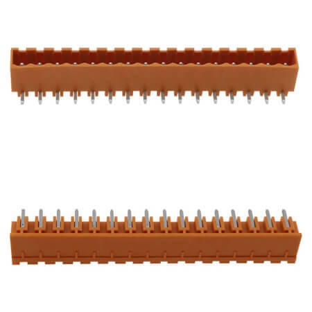 2EDGRC-5.08-16P-15-00SH TERM.BLK.5.08MM 16P 90C MALE ORANGE CLOSED GAOSONG - 1