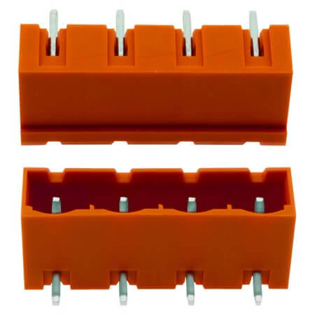 2EDGRC-7.62-04P-15-107AH TERM.BLK.7.62MM 4P 90C MALE ORANGE CLOSED - 1