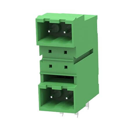 2EDGRH-5.0-04P-14-00AH TERM.BLK.5.00MM 4P 90C MALE GREEN CLOSED - 1