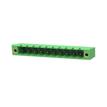 2EDGRM-5.08-10P-14-100AH TERM.BLK.5.08MM 10P MALE 90C GREEN SCREW MOUNT - 1