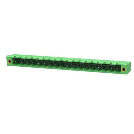 2EDGRM-5.08-18P-14-00AH TERM.BLK.5.08MM 18P 90C MALE GREEN - 1