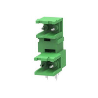 2EDGRT-5.08-04P-14-00SH TERM.BLK.5.08MM 2x2P 90C MALE GREEN GAOSONG - 1