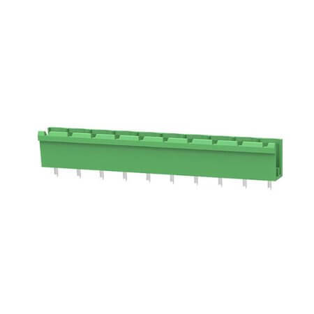 2EDGV-7.62-10P-14-00SH TERM.BLK.7.62MM 10P 180C MALE GREEN OPEN - 1