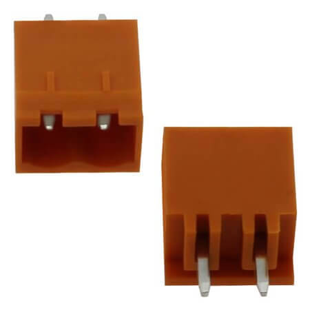 2EDGVC-5.08-02P-15-00SH TERM.BLK.5.08MM 2P 180C MALE ORANGE CLOSED GAOSONG - 1