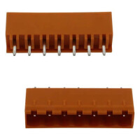 2EDGVC-5.08-07P-15-00AH TERM.BLK.5.08MM 7P 180C MALE ORANGE CLOSED - 1