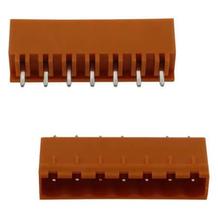 2EDGVC-5.08-07P-15-00AH TERM.BLK.5.08MM 7P 180C MALE ORANGE CLOSED - 1