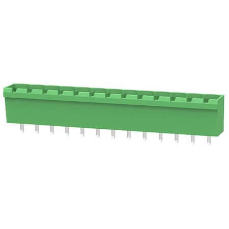 2EDGVC-5.08-13P-14-00SH TERM.BLK.5.08MM 13P 180C MALE GREEN CLOSED - 1