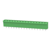 2EDGVC-5.08-16P-14-100AH TERM.BLK.5.08MM 16P 180C MALE GREEN CLOSED LONG PI - 1