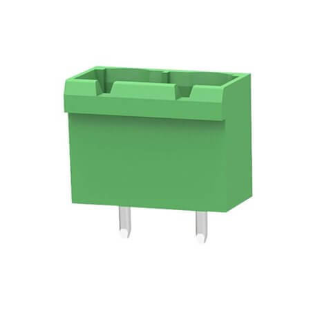 2EDGVC-7.62-02P-14-00AH TERM.BLK.7.62MM 2P 180C MALE GREEN CLOSED - 1